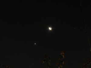 Congiunzione Luna - 82 Vir, non lontane da Venere